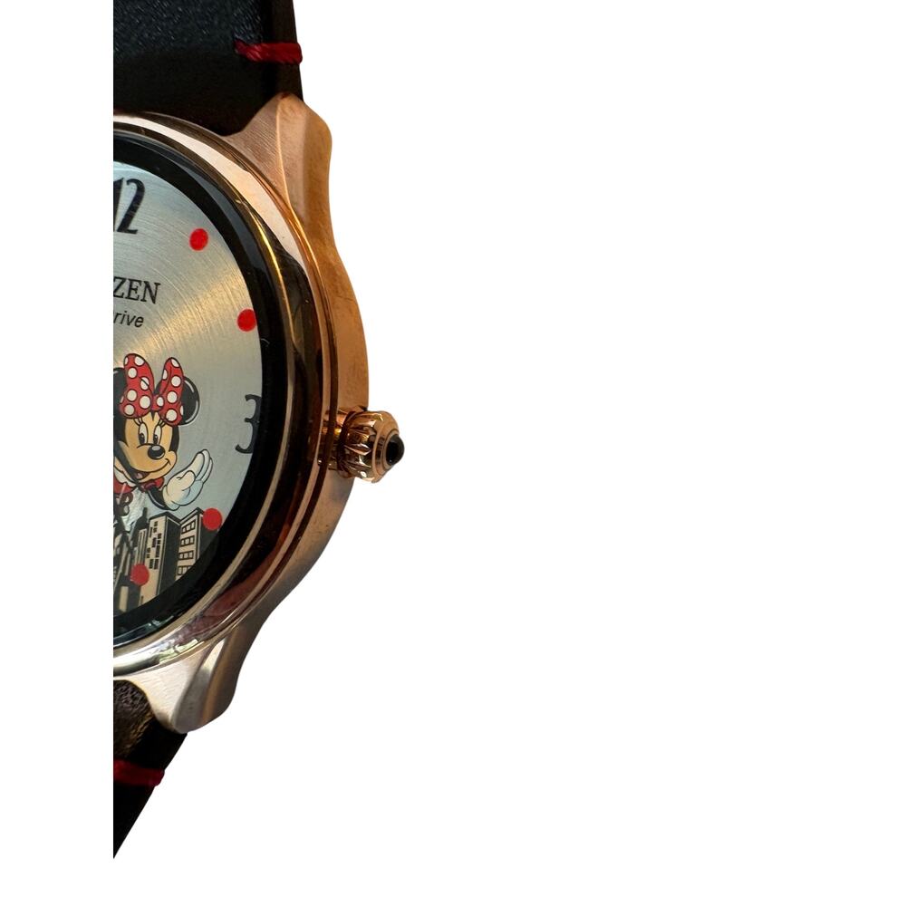 Citizen Eco-Drive Minnie Mouse Disney Character Dial Watch - NWT - Picture 5 of 10